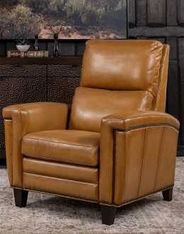 Revolver Saddle Leather Recliner