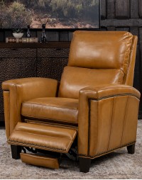 Revolver Saddle Leather Recliner