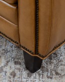 Revolver Saddle Leather Recliner