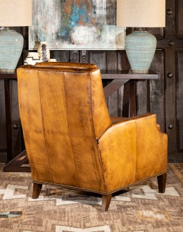 upscale ranch style tan leather recliner,tan recliner with saddle leather