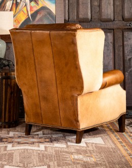 Sadler Tan Leather Recliner