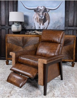 Slayden Rough Out Leather Recliner Slayden Rough Out Leather Recliner