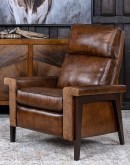 Slayden Rough Out Leather Recliner