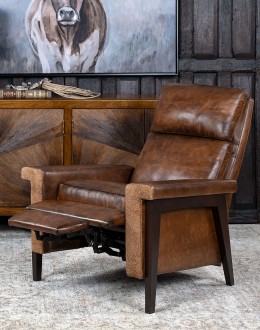 Slayden Rough Out Leather Recliner Slayden Rough Out Leather Recliner