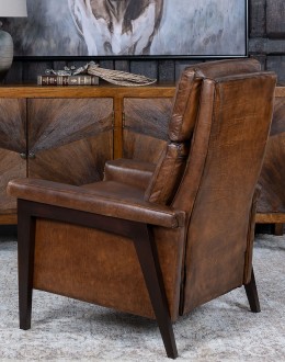 Slayden Rough Out Leather Recliner Slayden Rough Out Leather Recliner