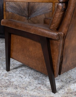 Slayden Rough Out Leather Recliner Slayden Rough Out Leather Recliner