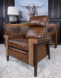 Slayden Rough Out Leather Recliner Slayden Rough Out Leather Recliner