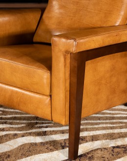 Slayden Saddleback Leather Recliner