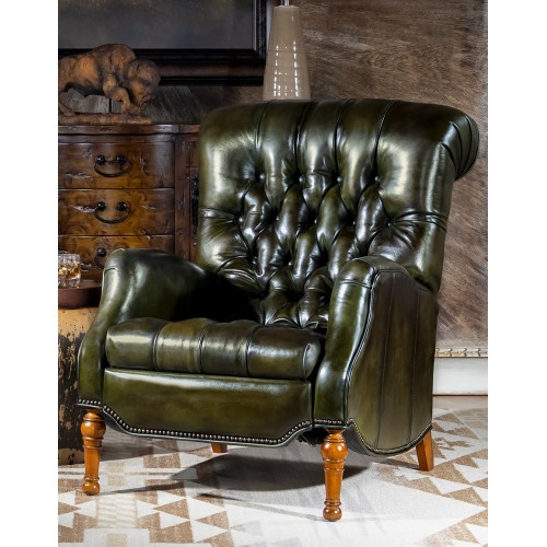 Recliner chair green discount