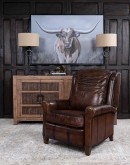 Wrangler Ranch Leather Recliner