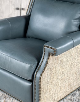 Wylie Sky Leather Recliner