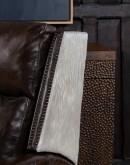 Wylie Smoke Leather Recliner