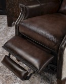 Wylie Smoke Leather Recliner