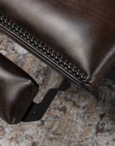 Wylie Smoke Leather Recliner