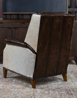 Wylie Smoke Leather Recliner