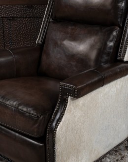 Wylie Smoke Leather Recliner