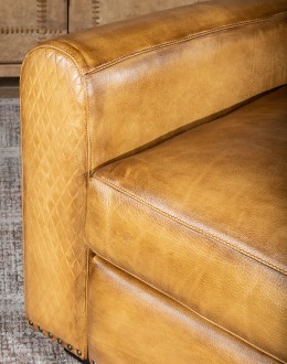 Desert Dune Leather Recliner
