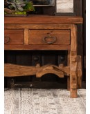 rustic mesquite wood entry table