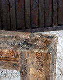 rustic wood beam sofa table,Rustic Reclaimed Boat Wood Sofa Table