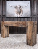 rustic wood beam sofa table,Rustic Reclaimed Boat Wood Sofa Table