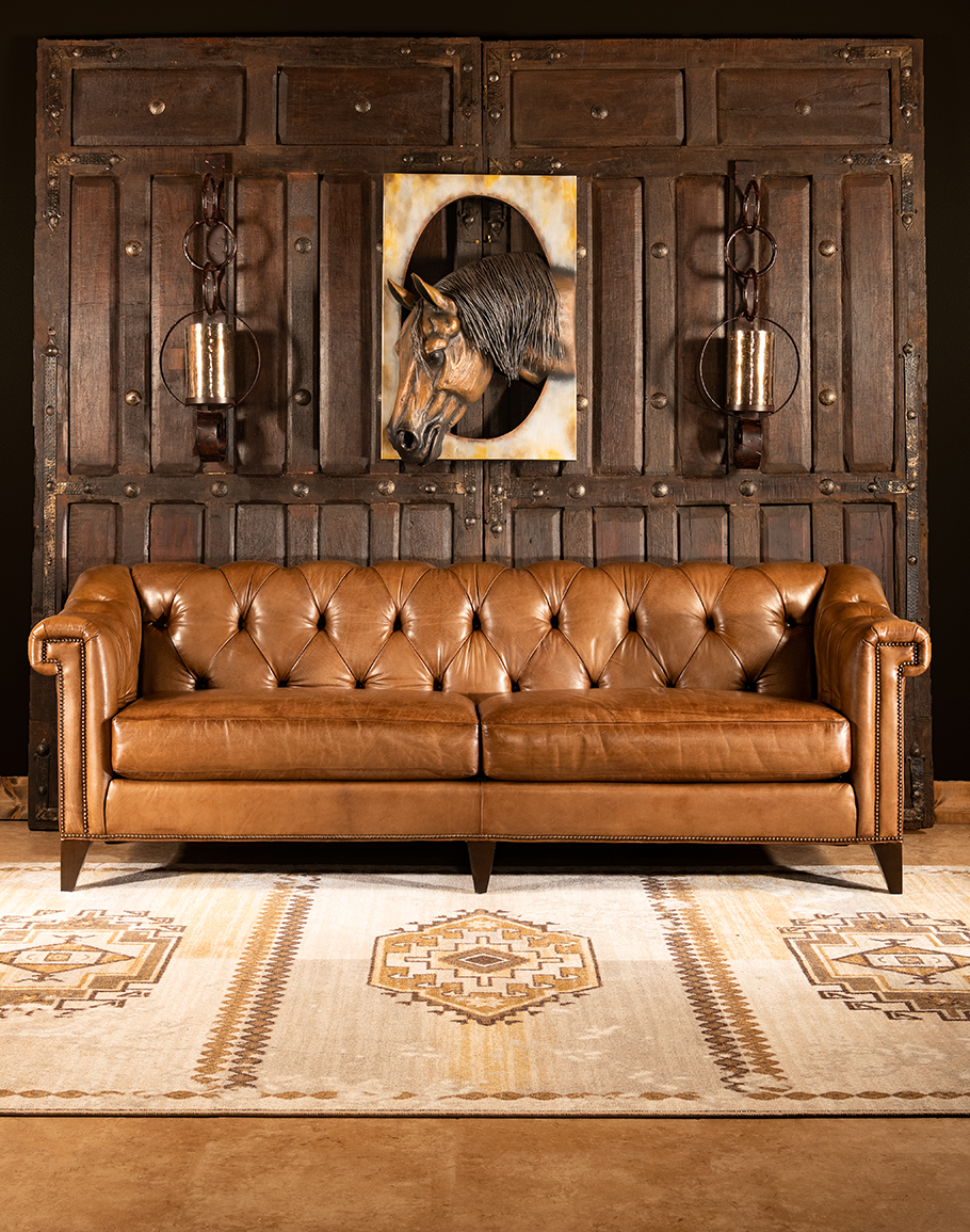 Oppervlakte abces filosofie Avondale Leather Sofa | Fine Furniture | American Made - ...