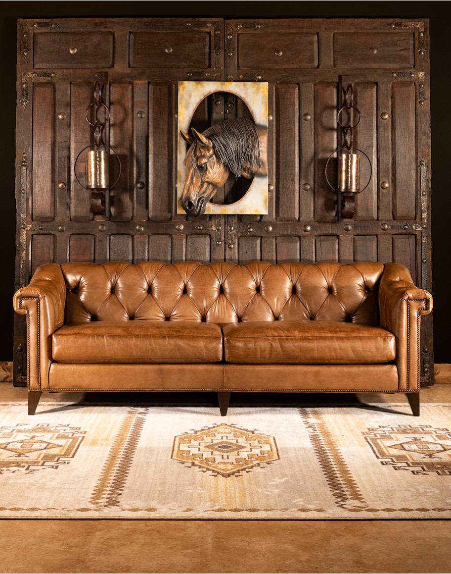 Avondale Leather Chesterfield Sofa high quality leather chesterfield sofa, remington tanner furniture,chesterfield sofa with saddle leather