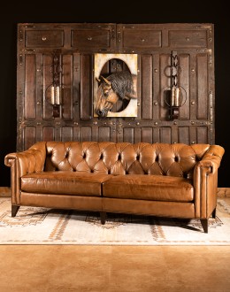 Avondale Leather Chesterfield Sofa high quality leather chesterfield sofa, remington tanner furniture,chesterfield sofa with saddle leather