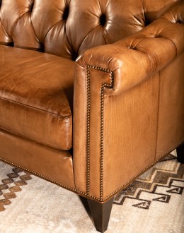 Avondale Leather Chesterfield Sofa high quality leather chesterfield sofa, remington tanner furniture,chesterfield sofa with saddle leather