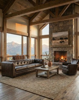 Bellamy Smoke Leather Sofa