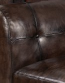 Bellamy Smoke Leather Sofa