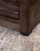 Bellamy Smoke Leather Sofa