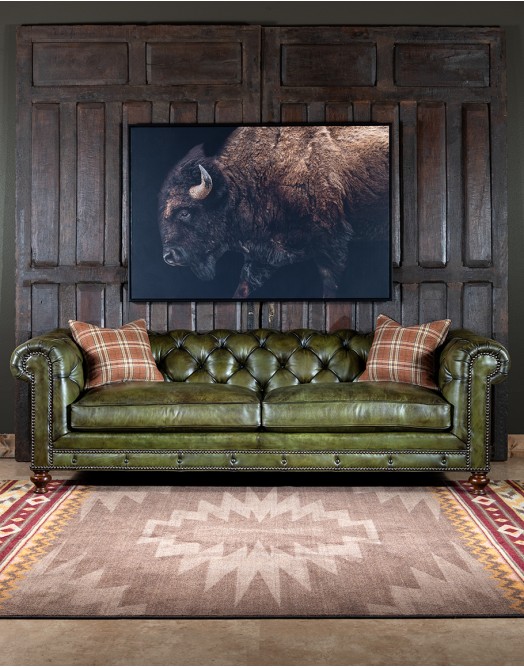 Berkshire Olive Chesterfield Sofa