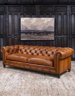 high quality leather chesterfield sofa, remington tanner furniture,chesterfield sofa with saddle leather