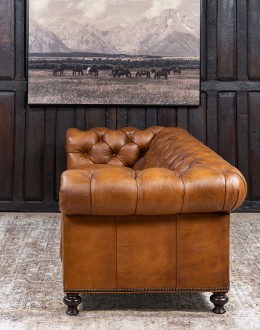 high quality leather chesterfield sofa, remington tanner furniture,chesterfield sofa with saddle leather