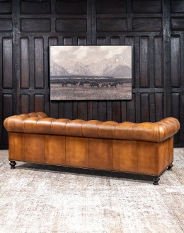 high quality leather chesterfield sofa, remington tanner furniture,chesterfield sofa with saddle leather