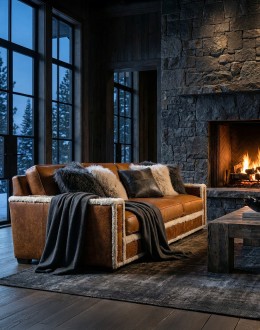 Lodge Leather Sofa Lodge Leather Sofa