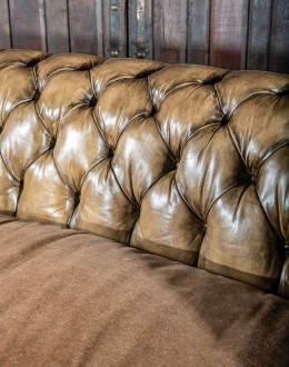 oversized leather chesterfield sofa