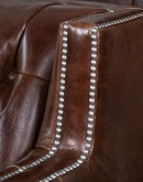 Bozeman Tufted Leather Loveseat