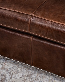 Bozeman Tufted Leather Loveseat