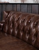 Bozeman Tufted Leather Loveseat