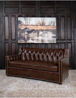 Bozeman Tufted Leather Loveseat Bozeman Tufted Leather Loveseat