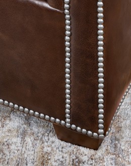 Bozeman Tufted Leather Loveseat