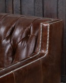 Bozeman Tufted Leather Loveseat