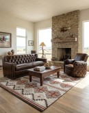 Bozeman Tufted Leather Loveseat