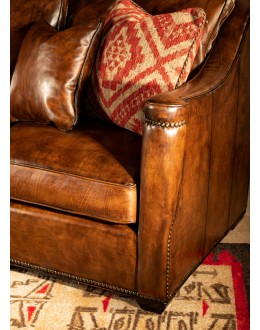 Branson Leather Sectional Sofa large curved leather sofa,curved sectional sofa made with saddle leather