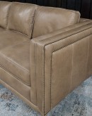 Bryce Sand Leather Sofa
