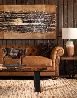 Buckeye Leather Chesterfield Sofa distressed vintage leather chesterfield sofa