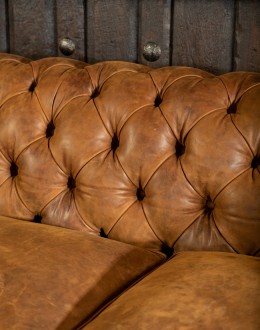 Buckeye Leather Chesterfield Sofa distressed vintage leather chesterfield sofa
