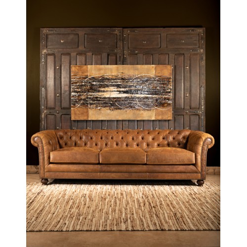 Buckeye Leather Chesterfield Sofa | Fine Leather Furniture