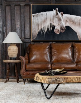 Calexico Leather Sofa